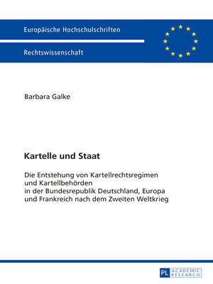 cover image of Kartelle und Staat